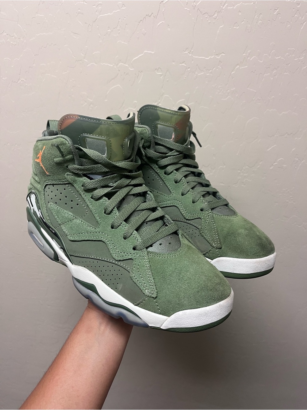 Air Jordan MVP  - Olive Green Suede